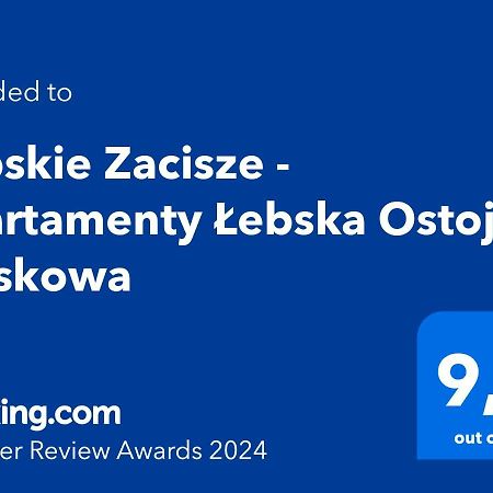 Lebskie Zacisze - Apartamenty Lebska Ostoja- Piaskowa Zarnowska Kültér fotó